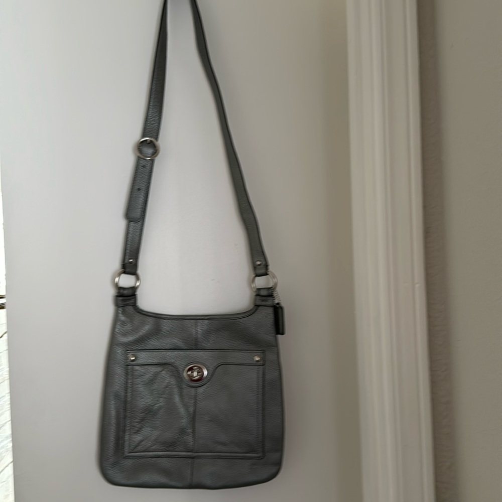 Coach Gray crossover bag